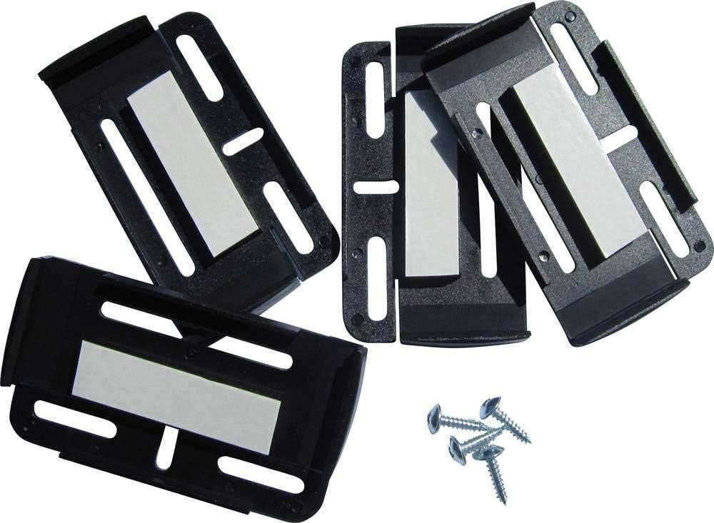 Kennzeichenhalter SimpleFix Schwarz - für 2 Kennzeichen - inkl. Schrauben
