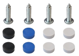 Kennzeichen Befestigungs-Set für PKW (für 1 Kennzeichen)