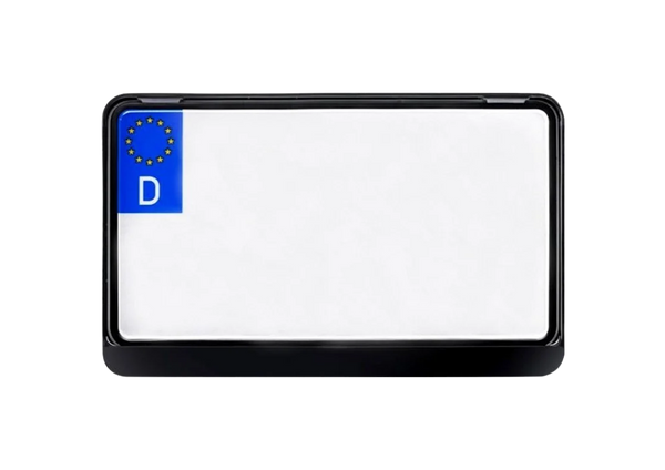 Kennzeichenhalter Pure Black 255x130 mm