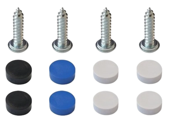 Kennzeichen Befestigungs-Set für Motorräder