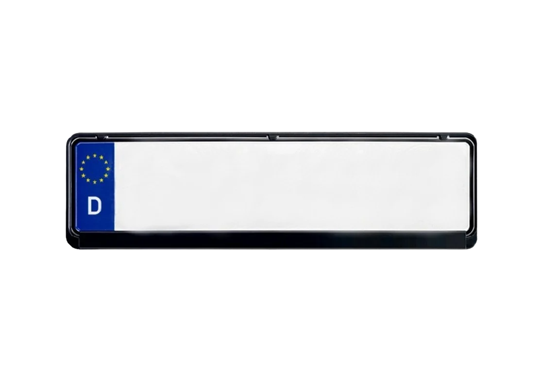 Kennzeichenhalter Pure Black 460x110 mm
