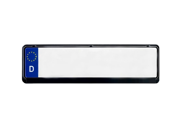 Kennzeichenhalter Pure Black 460x110 mm