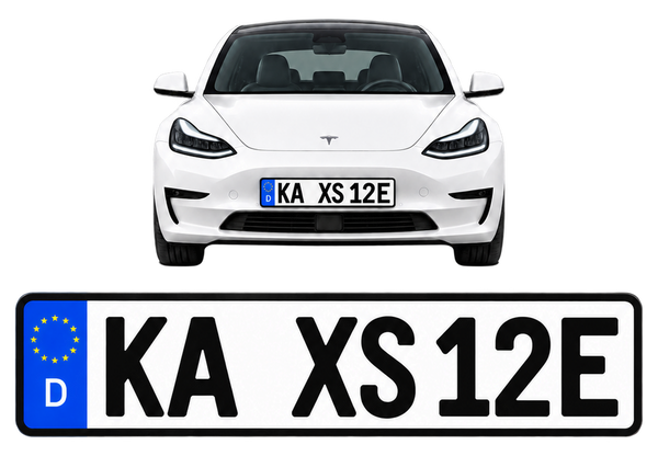 E-Kennzeichen für Elektroautos