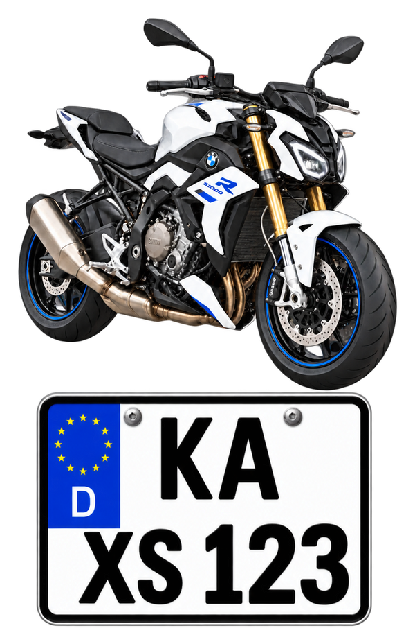 Motorradkennzeichen