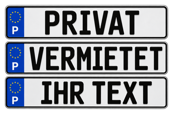 Parkplatzkennzeichen